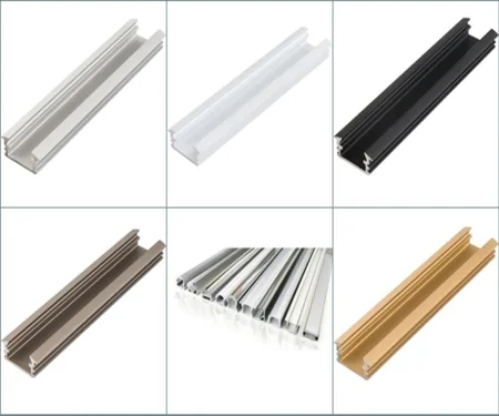 Aluminium profiles 6063 for U channel led strip lights led aluminum channel lighting profile