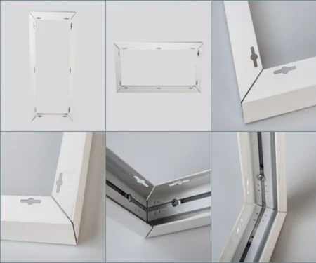 Aluminium OEM extrusion 6063 anodize frame for LED display structure