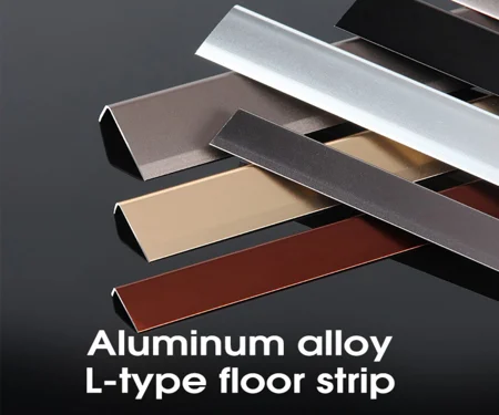 Aluminium alloy L-type floor strip