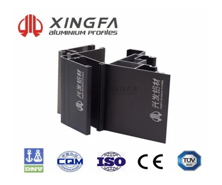Anodized Black Aluminium Profiles