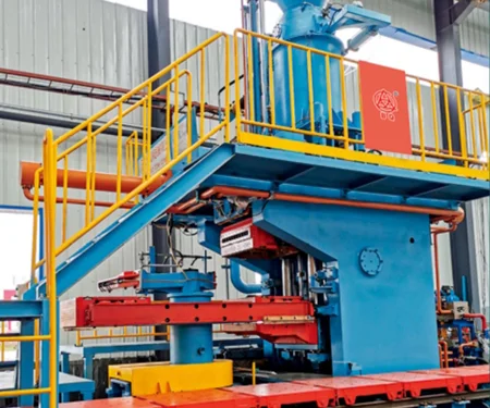 Horizontal Parting and Unboxing Molding Line